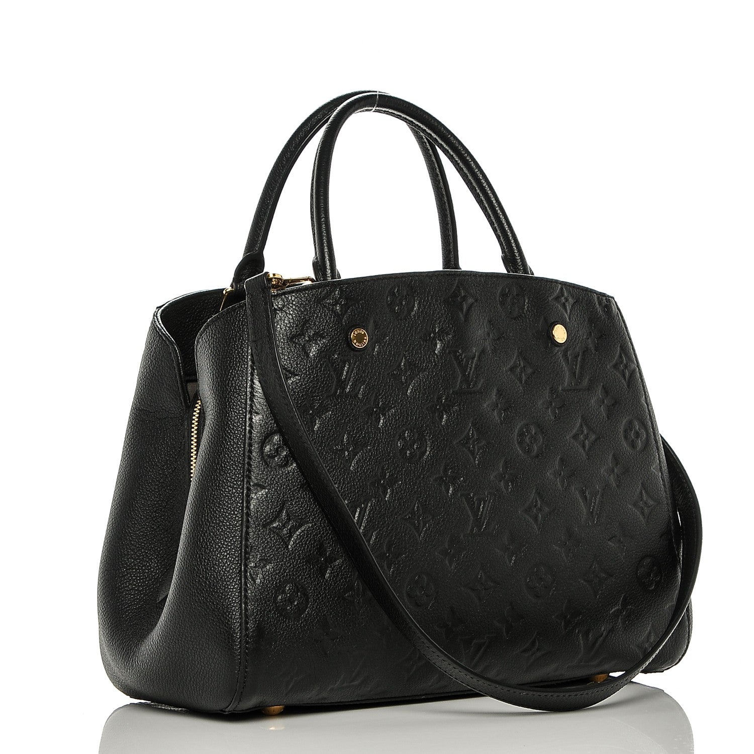 Louis Vuitton Empreinte Montaigne MM Black 3 of 7