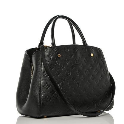 Louis Vuitton Empreinte Montaigne MM Black 3 of 7