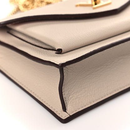Louis Vuitton Soft Calfskin My Lockme Chain Pochette Greige 7 of 8