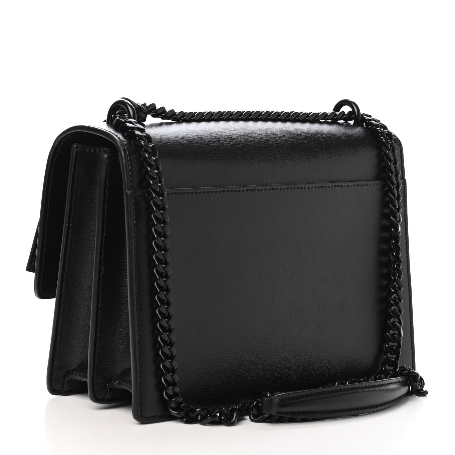 Saint Laurent Calfskin Medium Monogram Sunset Black 2 of 4