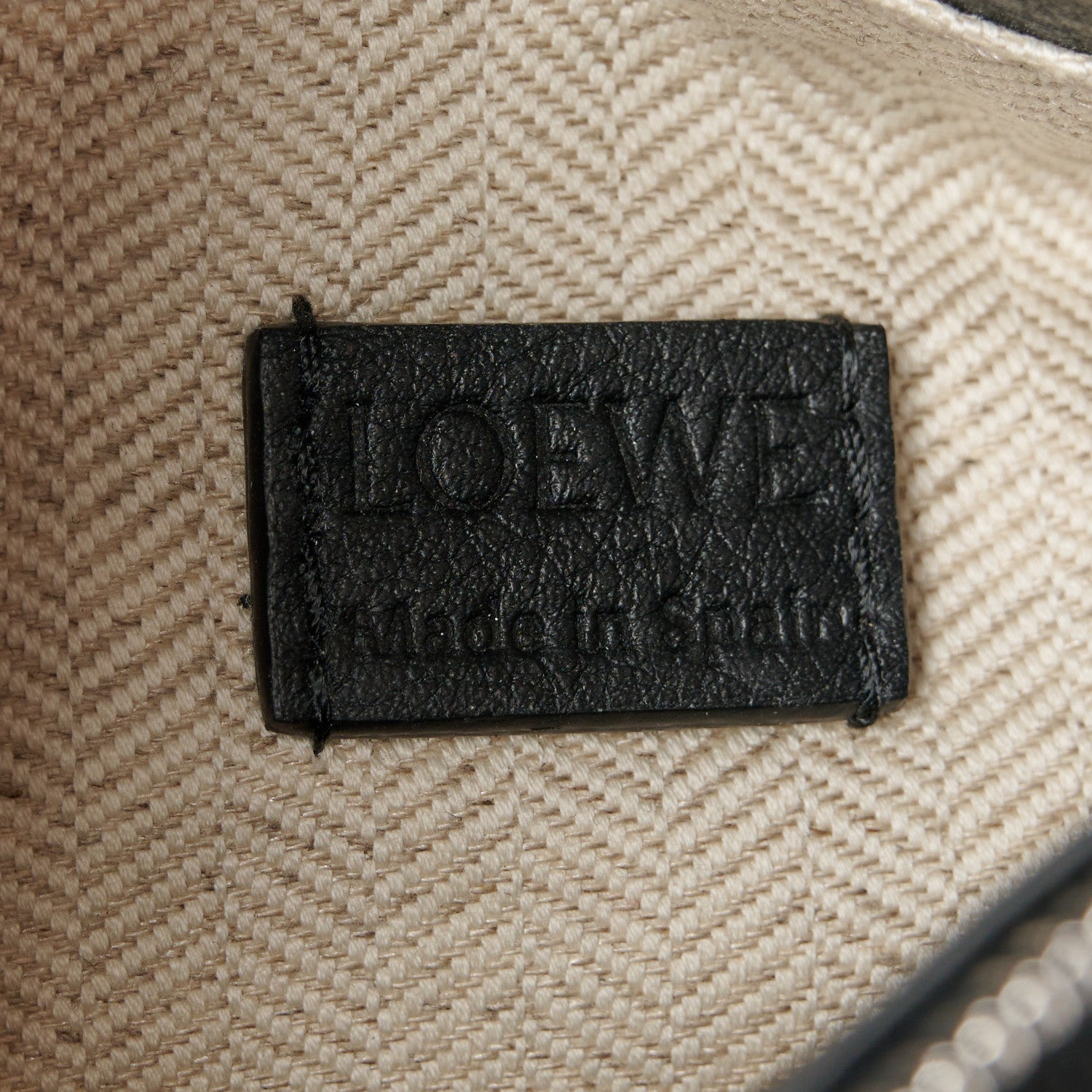 Loewe Calfskin Mini Puzzle Edge Bag Black 6 of 10