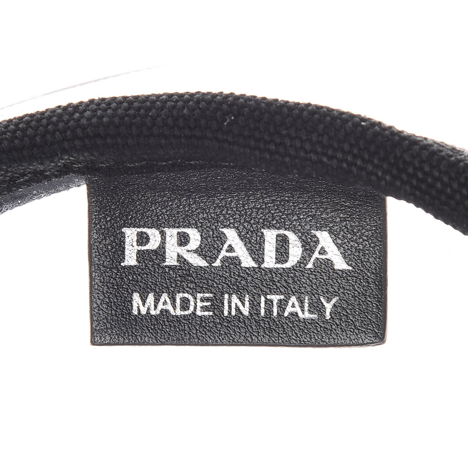 Prada Plexiglass Calfskin Small Shopper Tote Black 9 of 10
