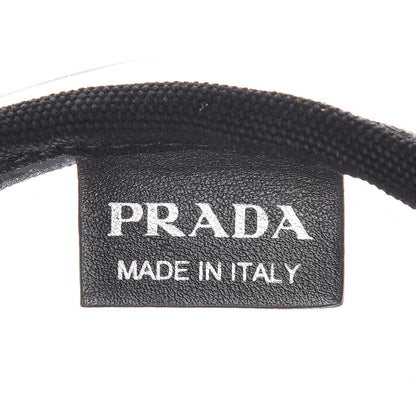 Prada Plexiglass Calfskin Small Shopper Tote Black 9 of 10