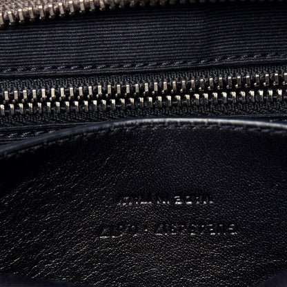 Saint Laurent Calfskin Y Quilted Monogram Small Loulou Bowling Bag Earth 7 of 10