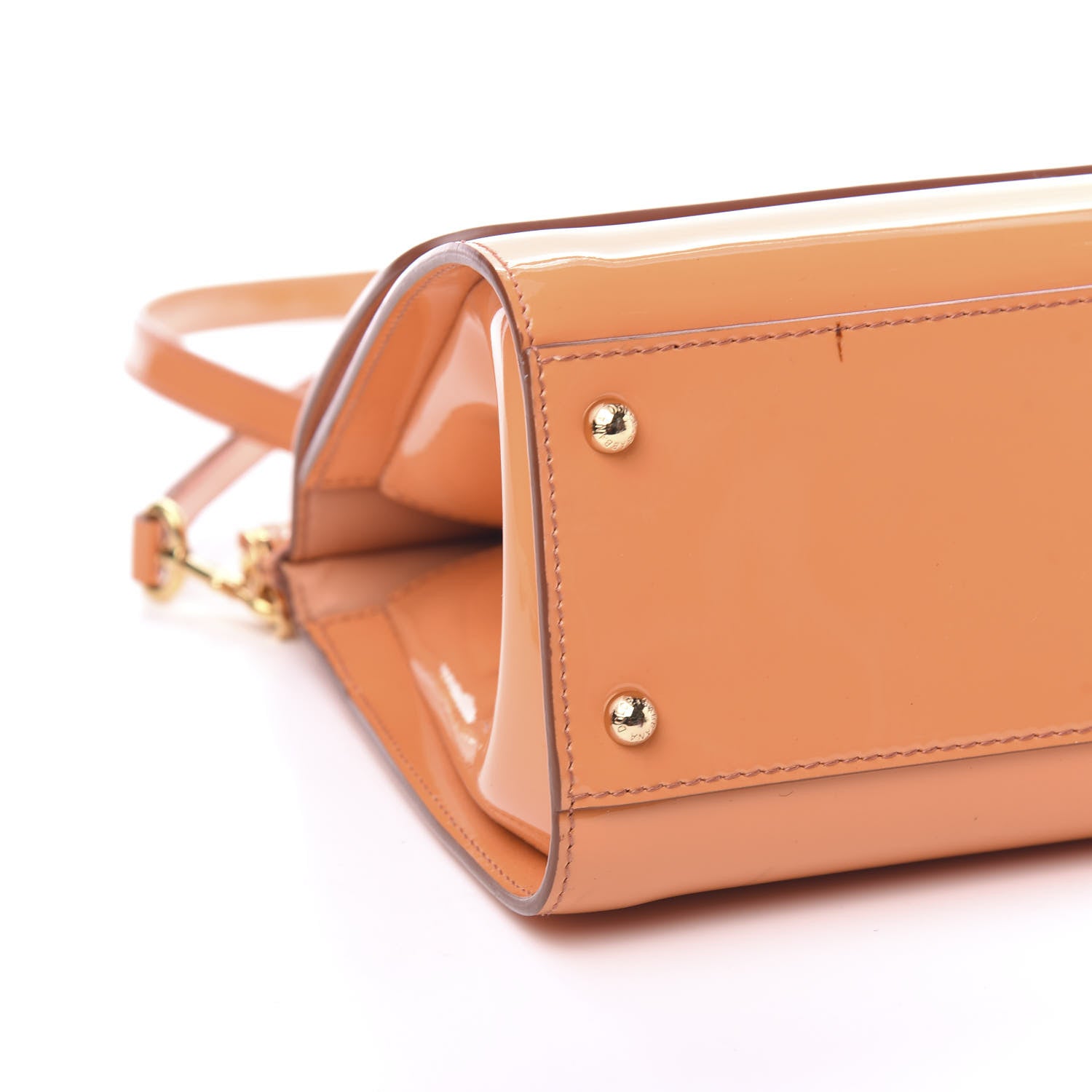 Dolce & Gabbana Patent Medium Miss Sicily Satchel Orange 7 of 8