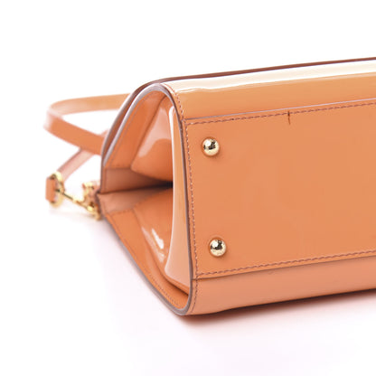 Dolce & Gabbana Patent Medium Miss Sicily Satchel Orange 7 of 8