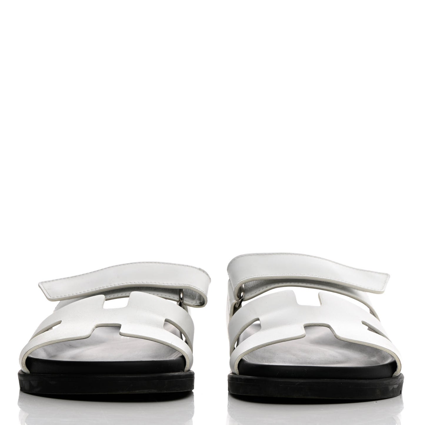Calfskin Womens Chypre Sandals 38 White