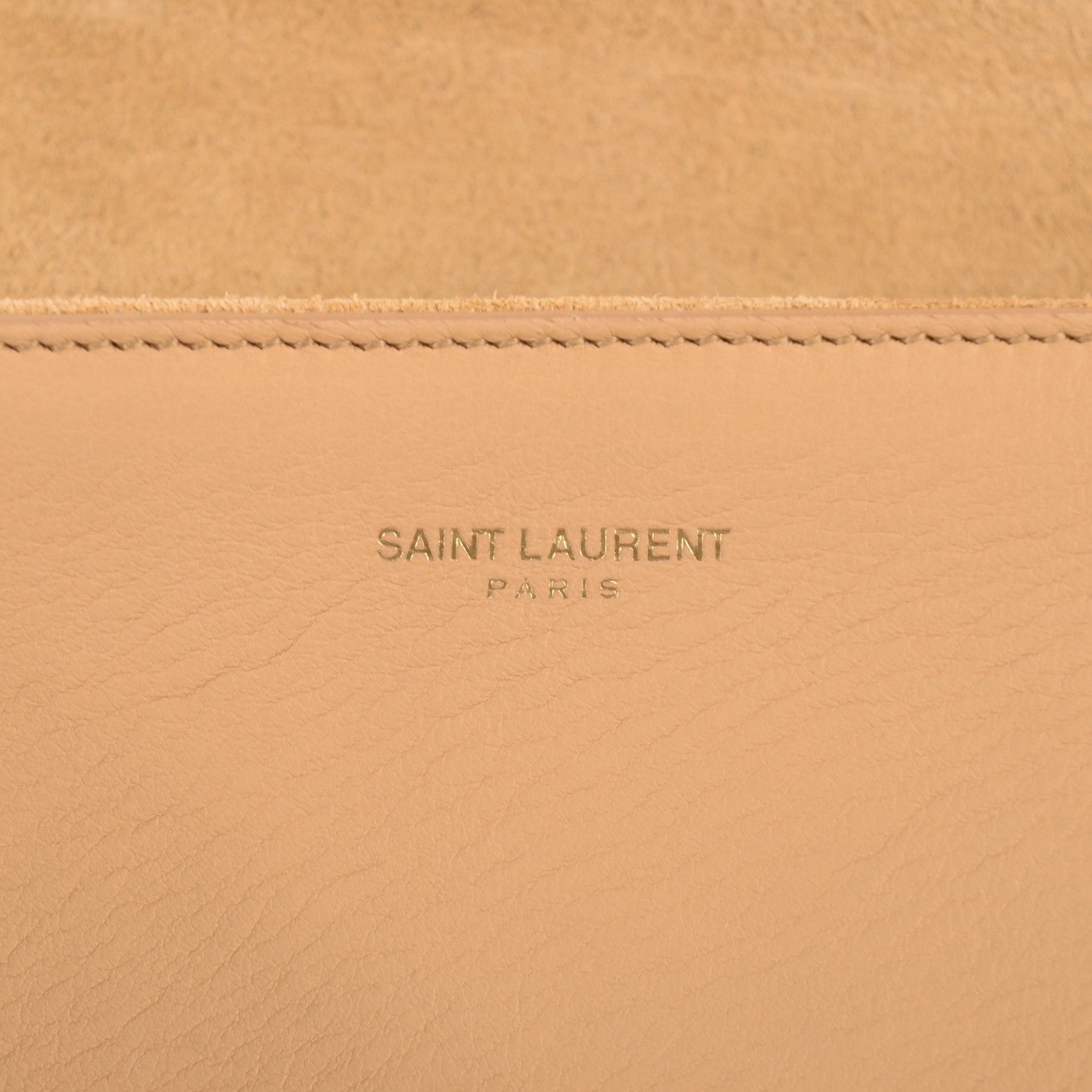 Saint Laurent Calfskin Y Ligne Clutch Natural 8 of 10