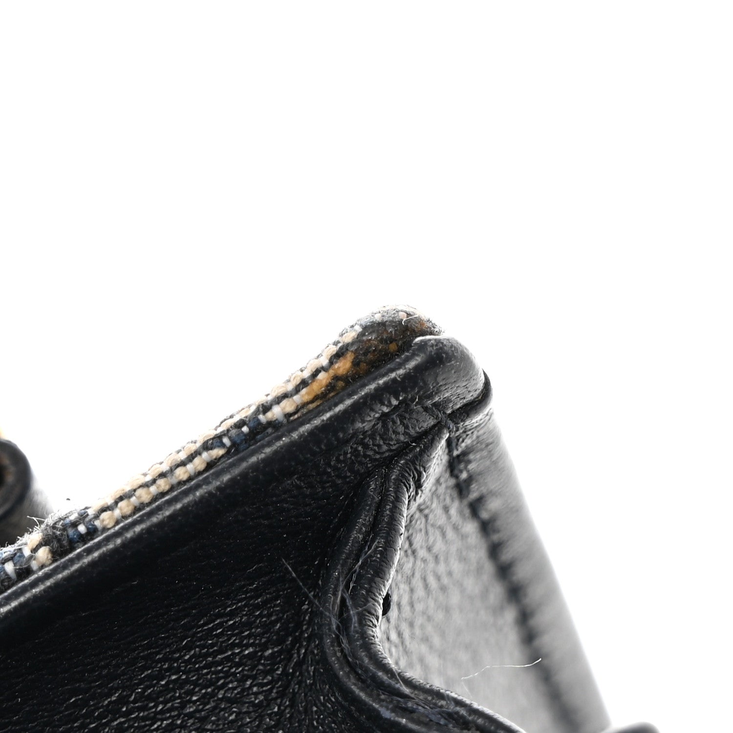Christian Dior Oblique Saddle Card Holder Blue 9 of 9