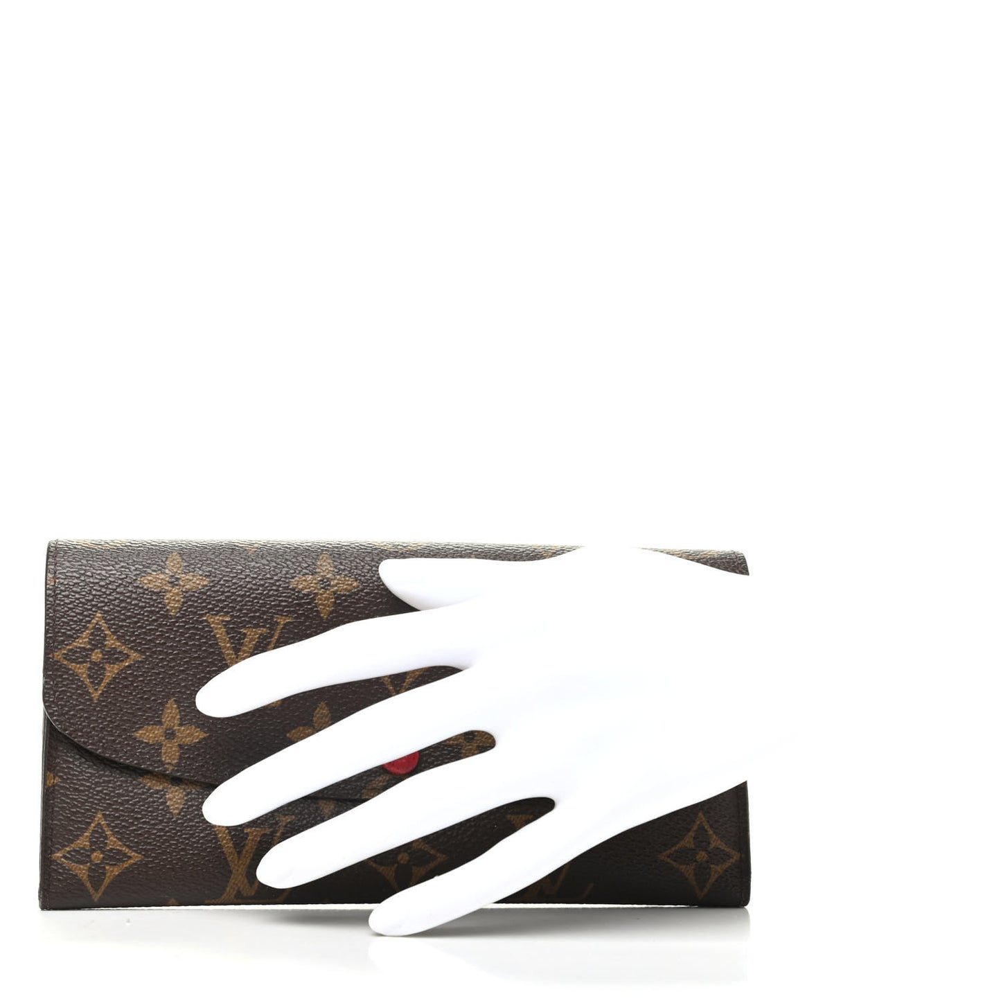 Monogram Emilie Wallet Red