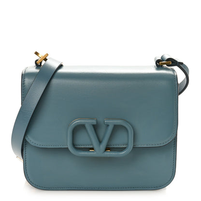 Valentino Garavani Calfskin Large VSling Shoulder Bag Saddle Amadeus 1 of 7