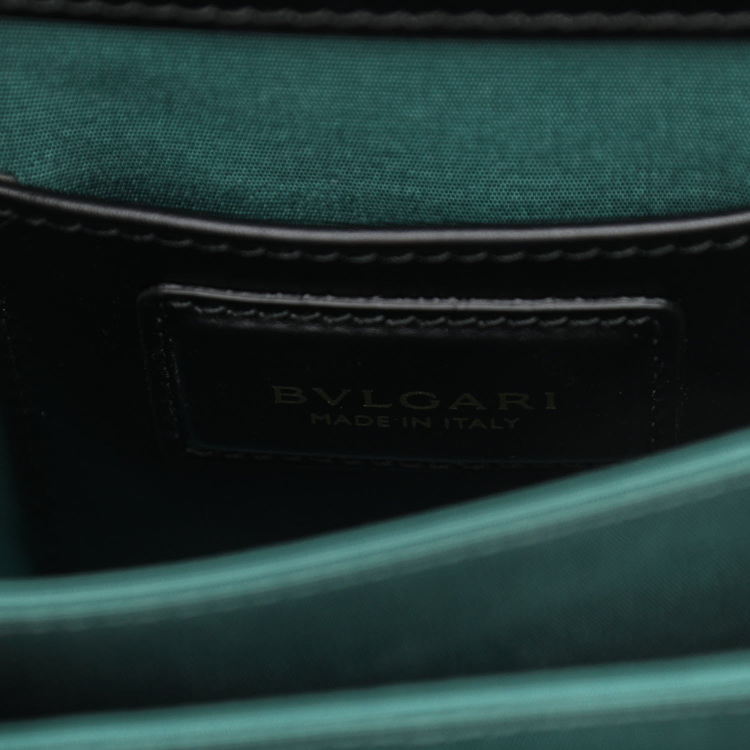 Bulgari Calfskin Serpenti Forever Top Handle Black 6 of 10
