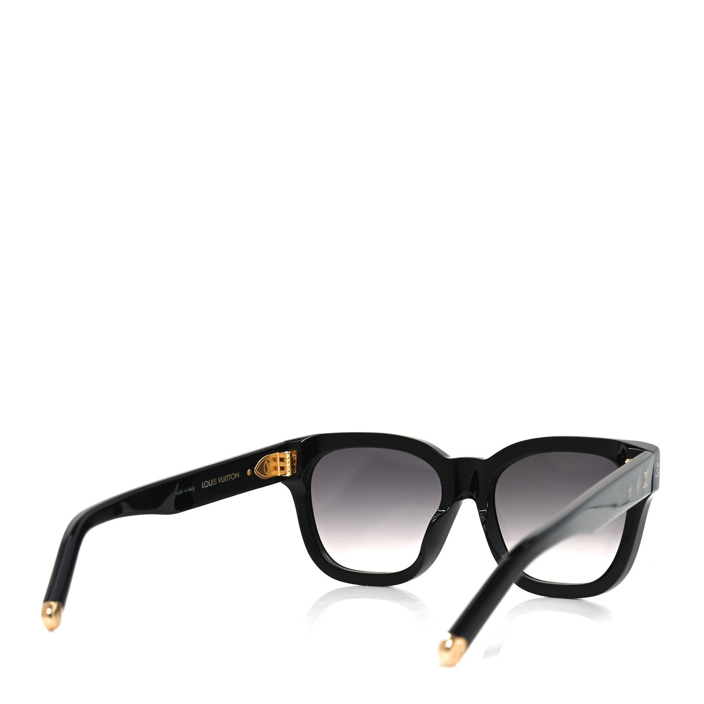 Acetate My Monogram Square Sunglasses Z1523E Black
