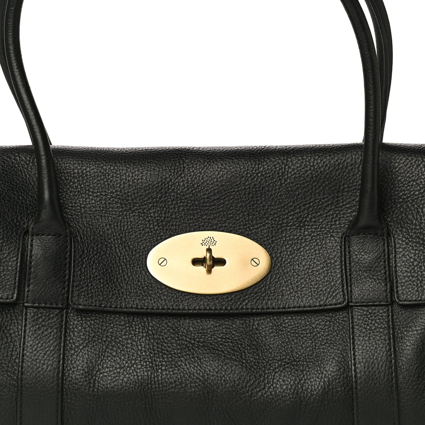 Natural Leather Small Bayswater Black