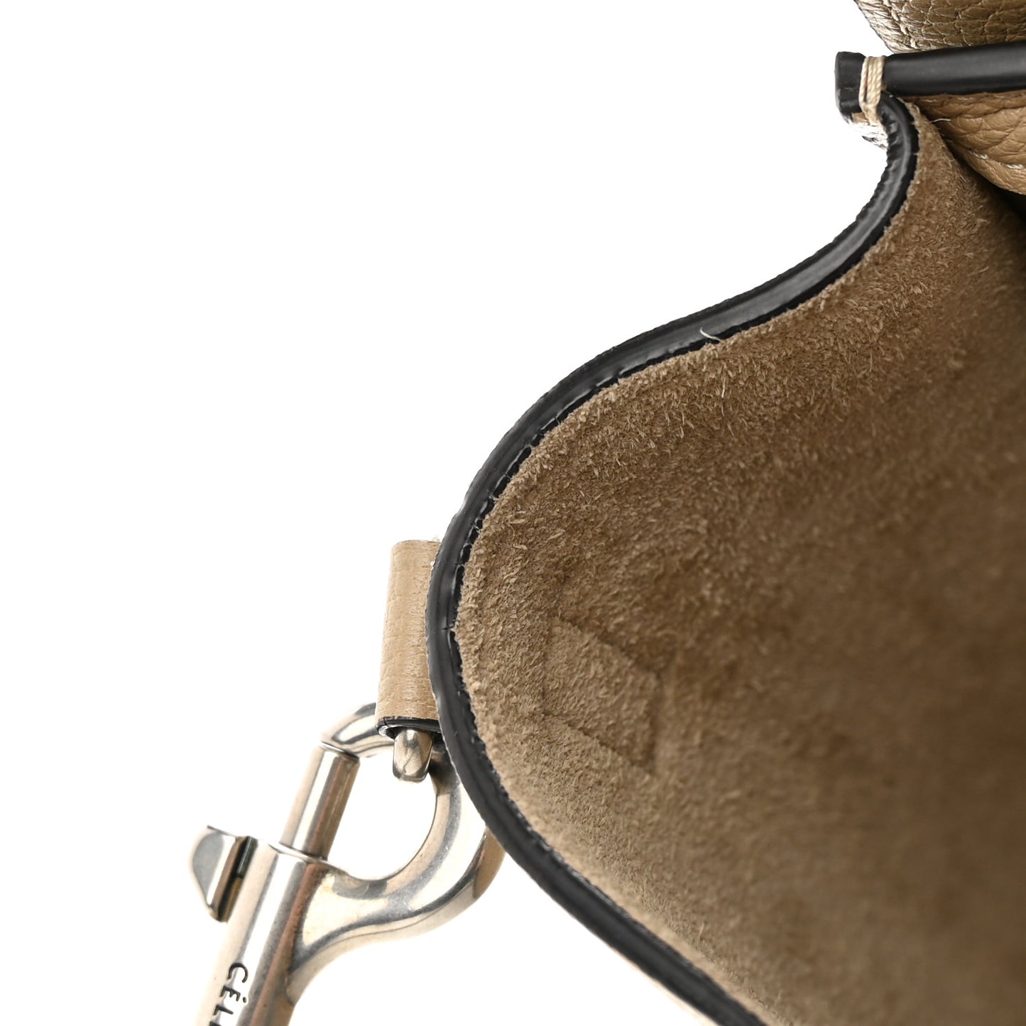 Drummed Calfskin Nano Luggage Dune