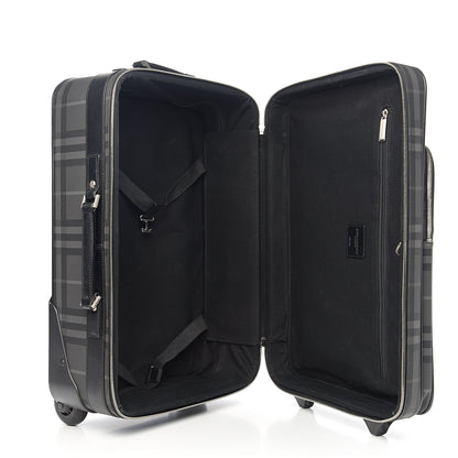 Burberry Smoked Check Carry-On Suitcase Black 4 of 14