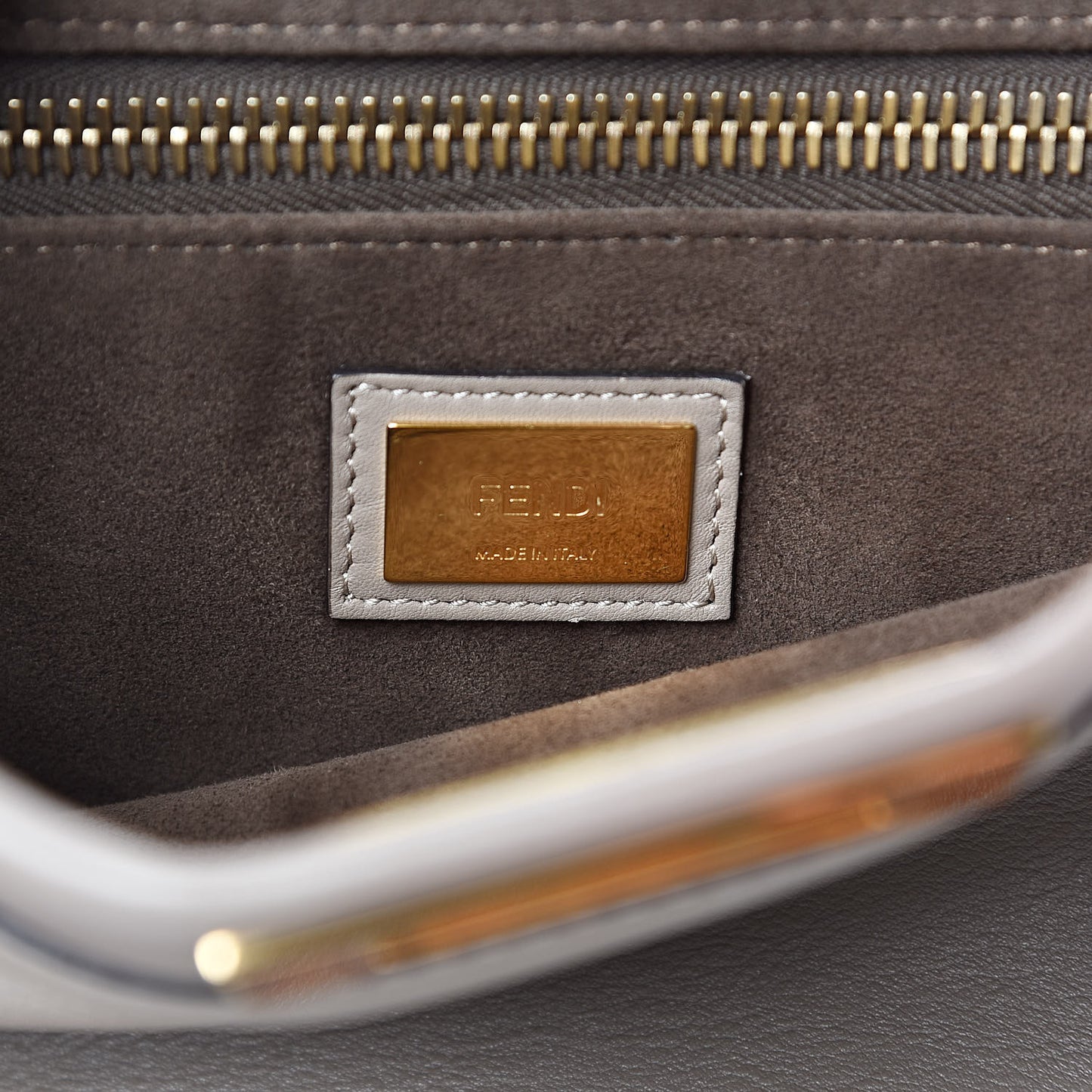 Vitello Seta Plexiglass Tortoise Medium Peekaboo Iconic Satchel Tortora