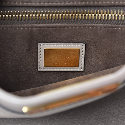Fendi Vitello Seta Plexiglass Tortoise Medium Peekaboo Iconic Satchel Tortora 7 of 10