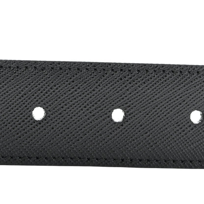 Prada Saffiano Belt 85 34 Black 3 of 5