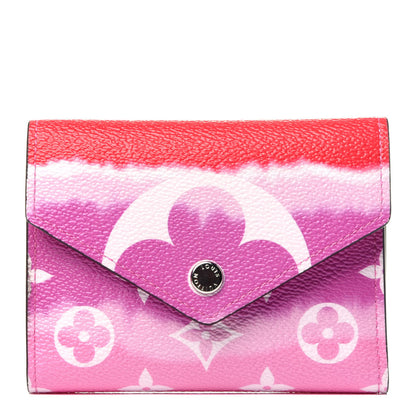 Louis Vuitton Monogram Escale Victorine Wallet Red 1 of 9