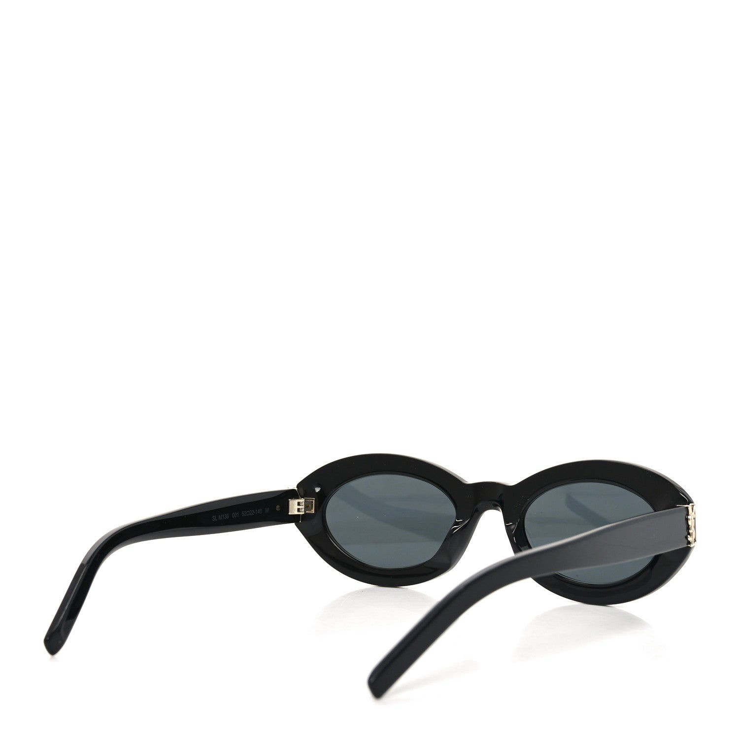 Saint Laurent Acetate Sunglasses SL M136 Black 8 of 16