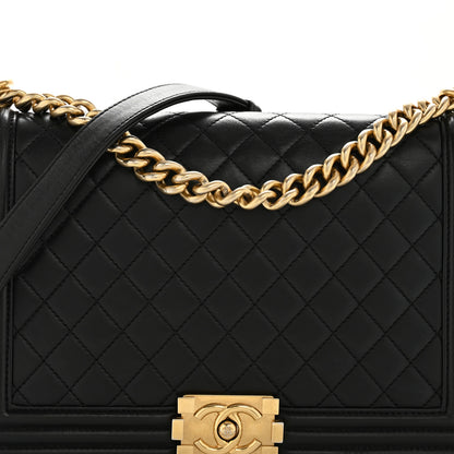 Chanel Lambskin Quilted New Medium Boy Flap Black 8 of 15
