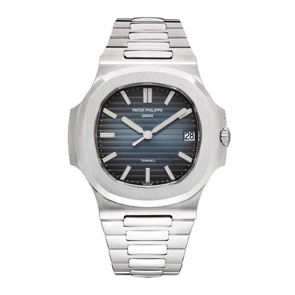 Patek Philippe Stainless Steel 40mm Tiffany & Co. Nautilus Automatic Watch Blue 5711/1A-010 1 of 7