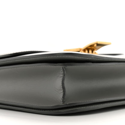 Celine Box Calfskin Medium Classic Box Flap Bag Zinc 9 of 15