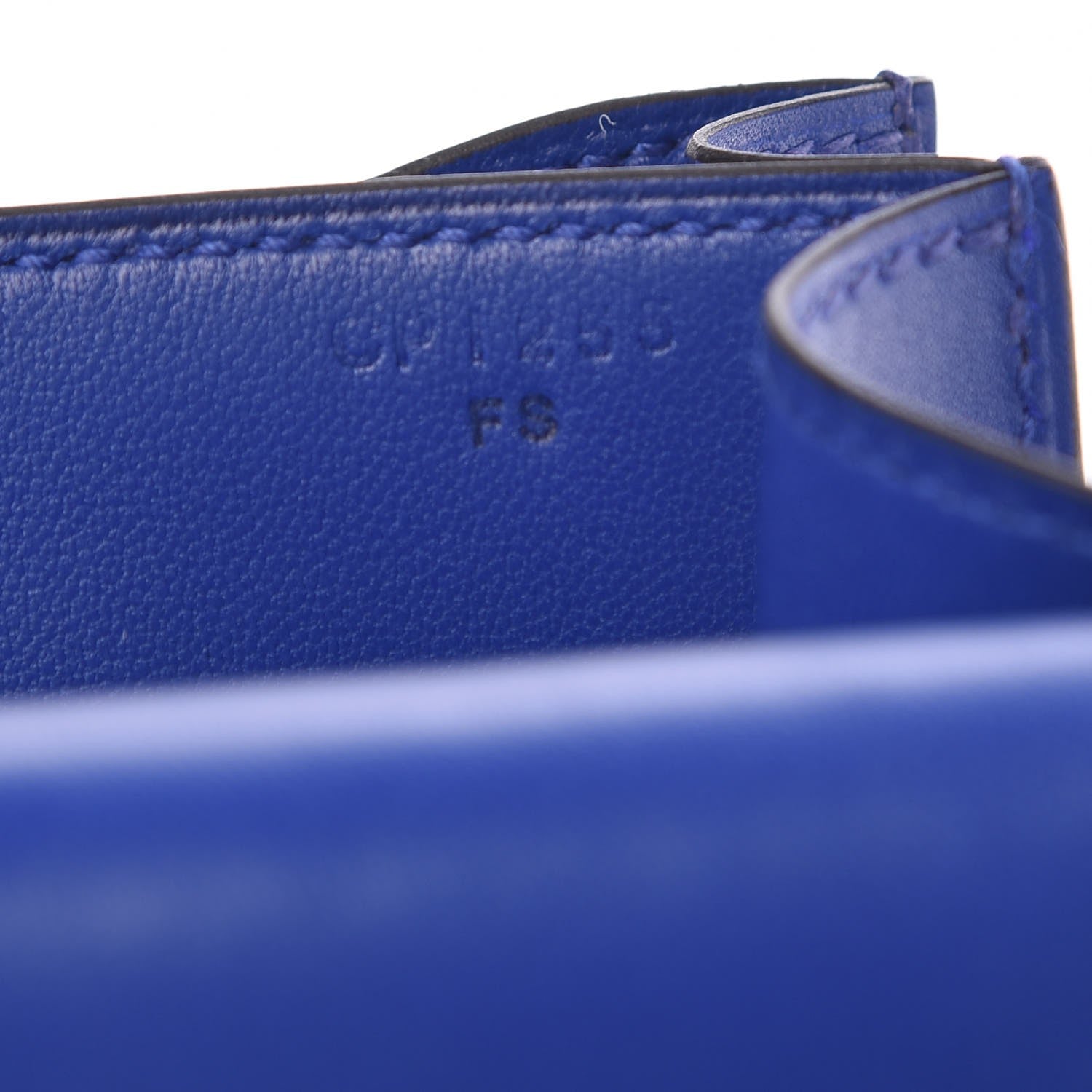 Hermes Tadelakt Constance 18 Bleu Electrique 7 of 8