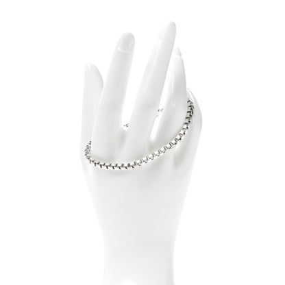 Tiffany Sterling Silver 4mm Venetian Link Bracelet 2 of 6