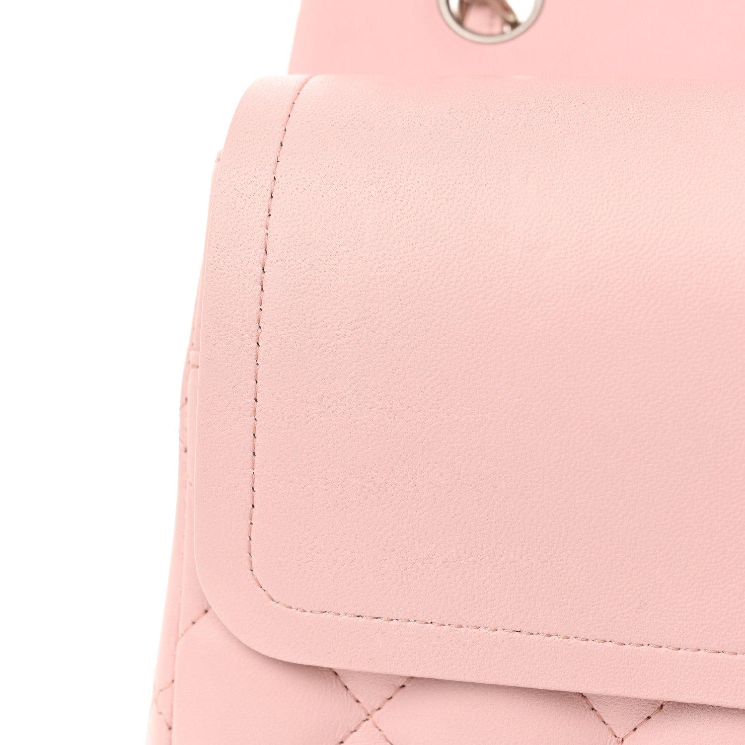 Chanel Lambskin Quilted Jumbo Double Flap Light Pink 11 of 12