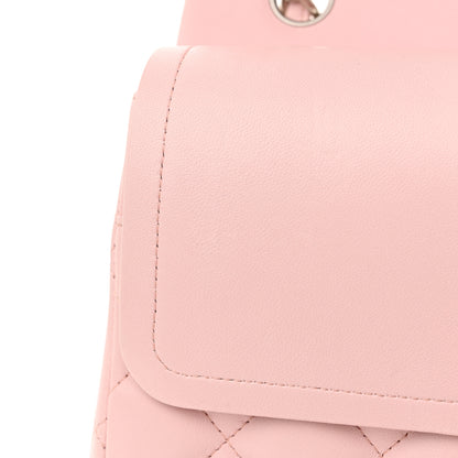 Chanel Lambskin Quilted Jumbo Double Flap Light Pink 11 of 12