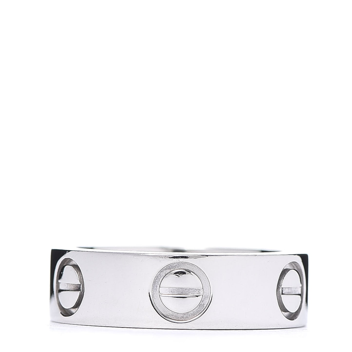 Platinum 1 Diamond 5.5mm LOVE Ring 47 4