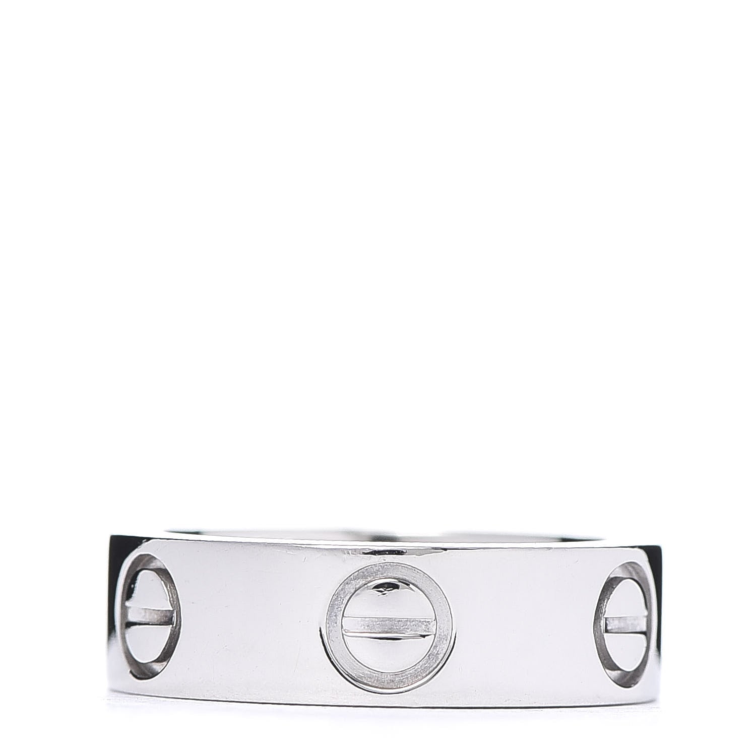 Cartier Platinum 1 Diamond 5.5mm LOVE Ring 47 4 3 of 6