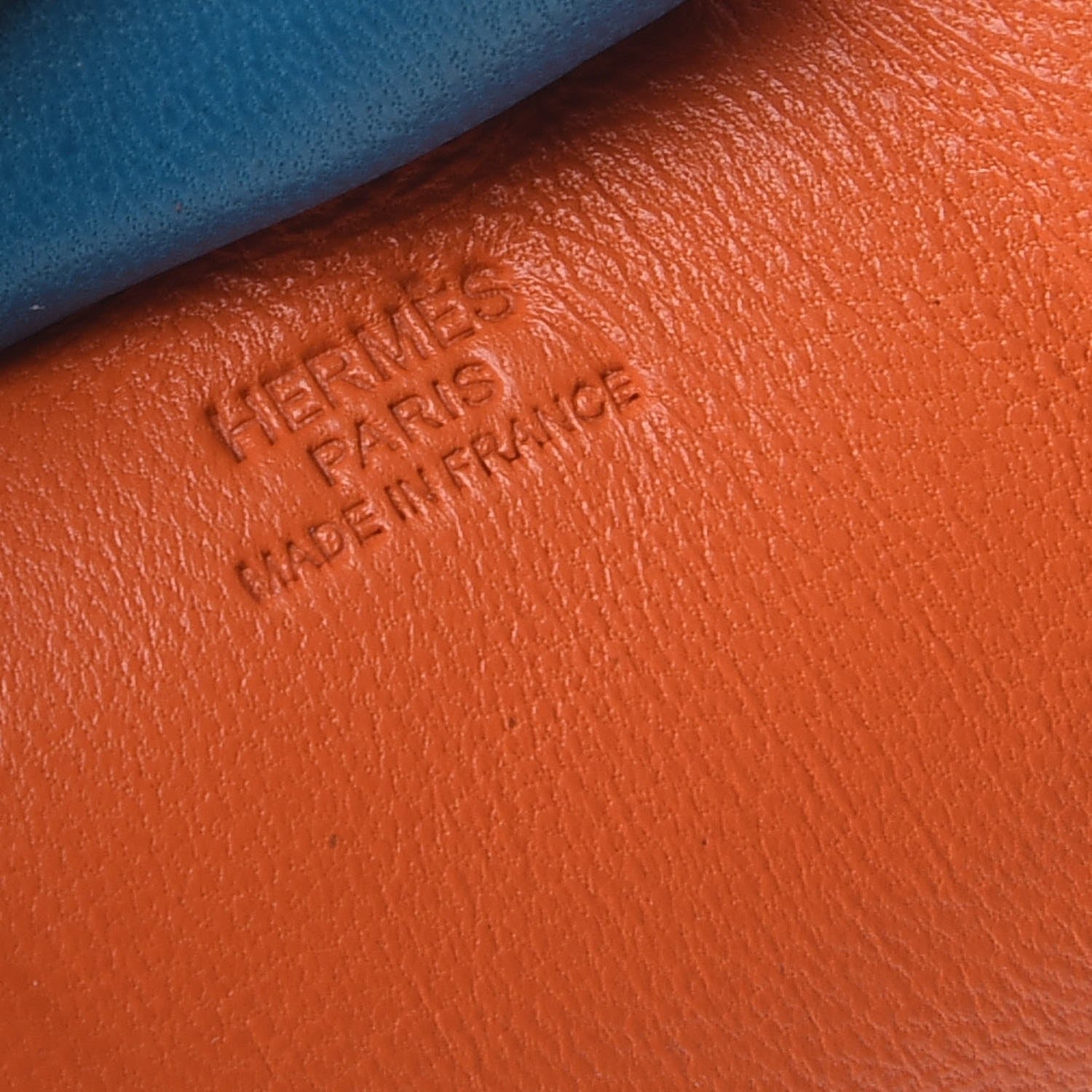 Hermes Milo Lambskin Grigri Rodeo Horse Bag Charm MM Feu Celeste Bleu Izmir 3 of 4