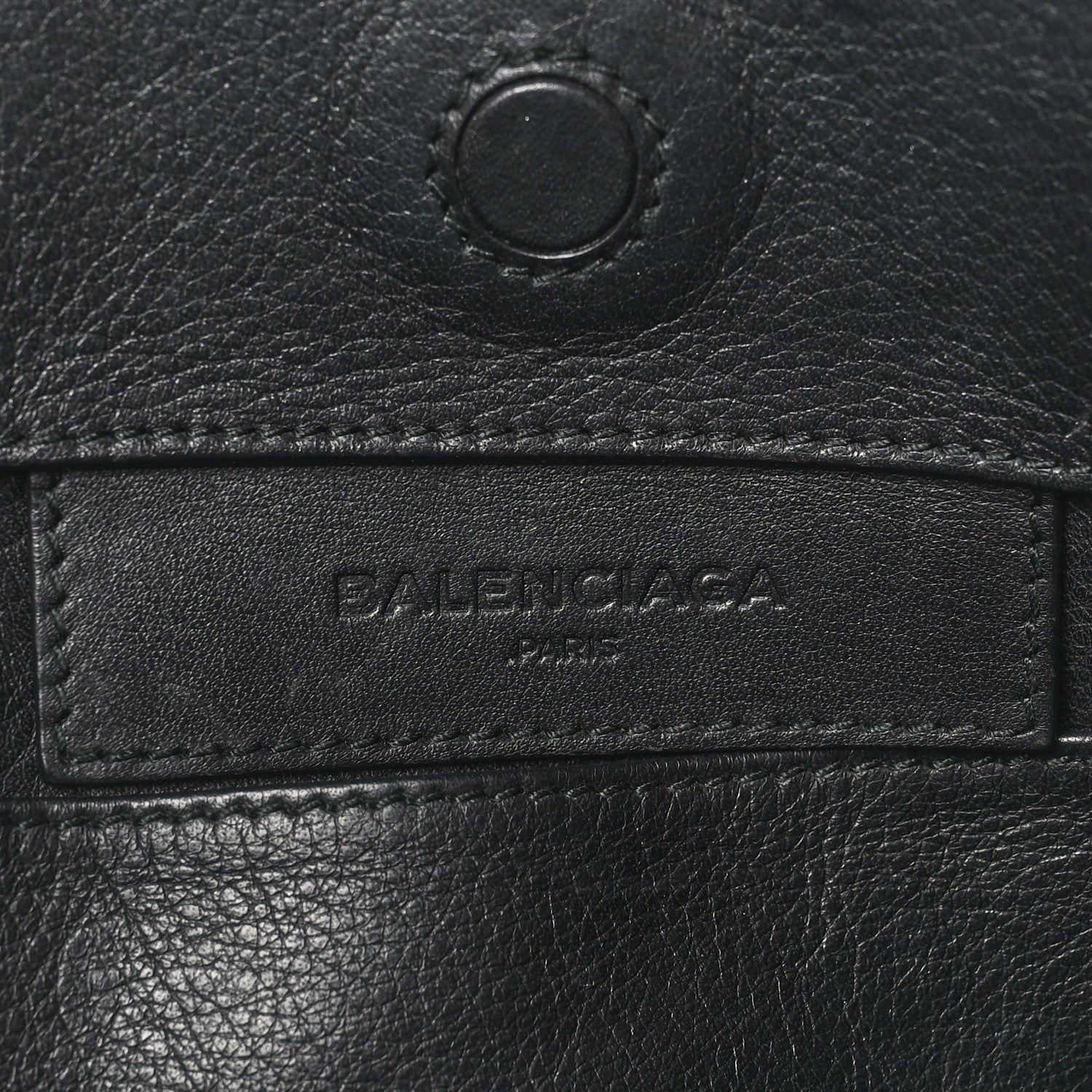 Balenciaga Veau Papier A6 Zip Around Tote Black 7 of 14