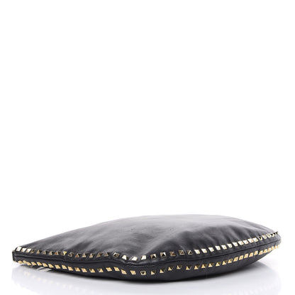 Valentino Garavani Vitello Rockstud Hobo Black 4 of 14