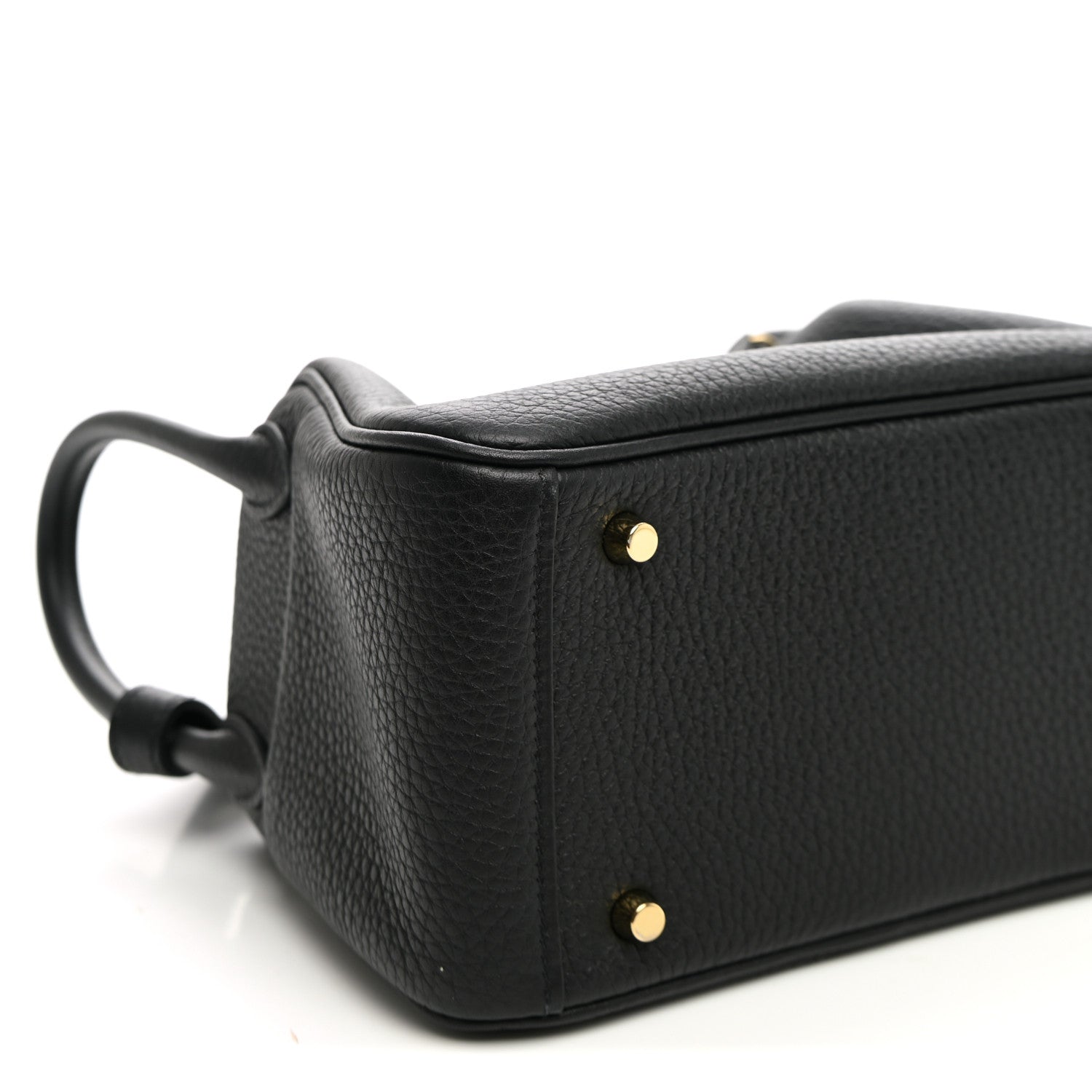 Hermes Taurillon Clemence Mini Lindy 20 Black 9 of 10
