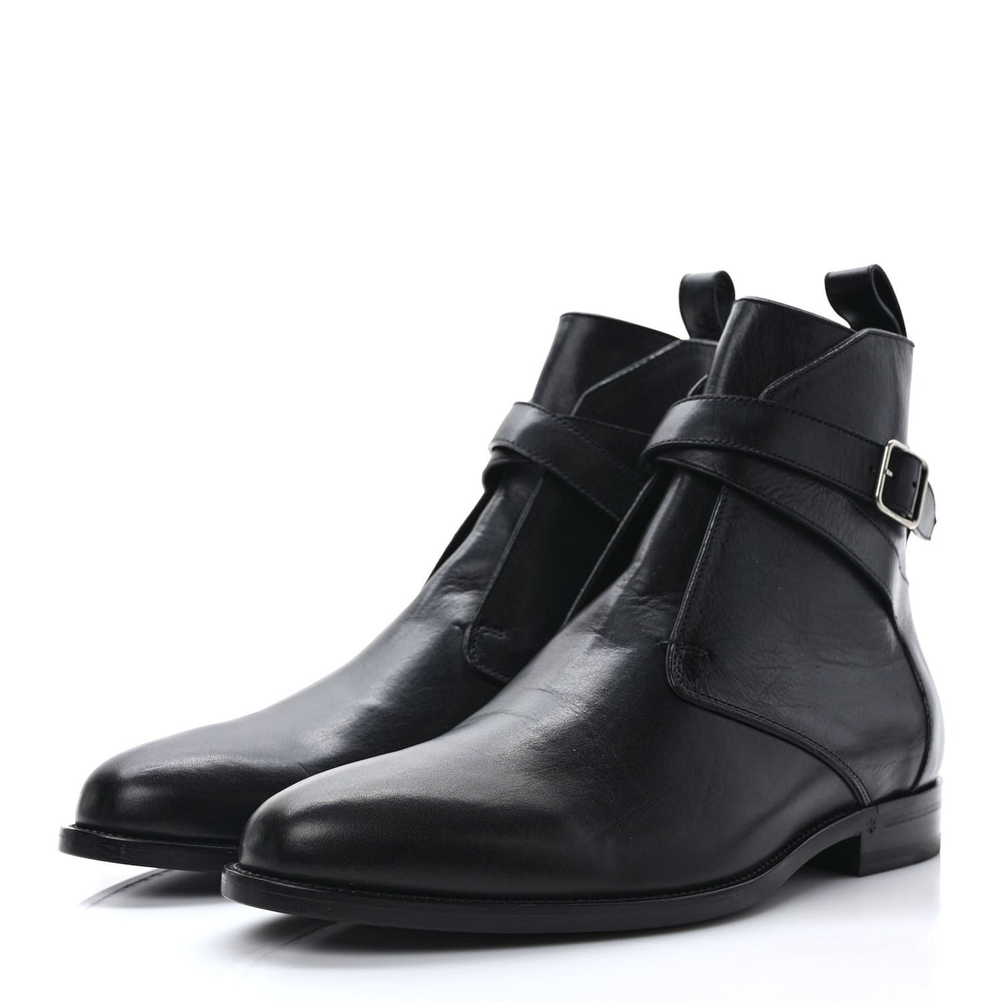 Calfskin Dare 25 Jodhpur Ankle Boots 41.5 Black