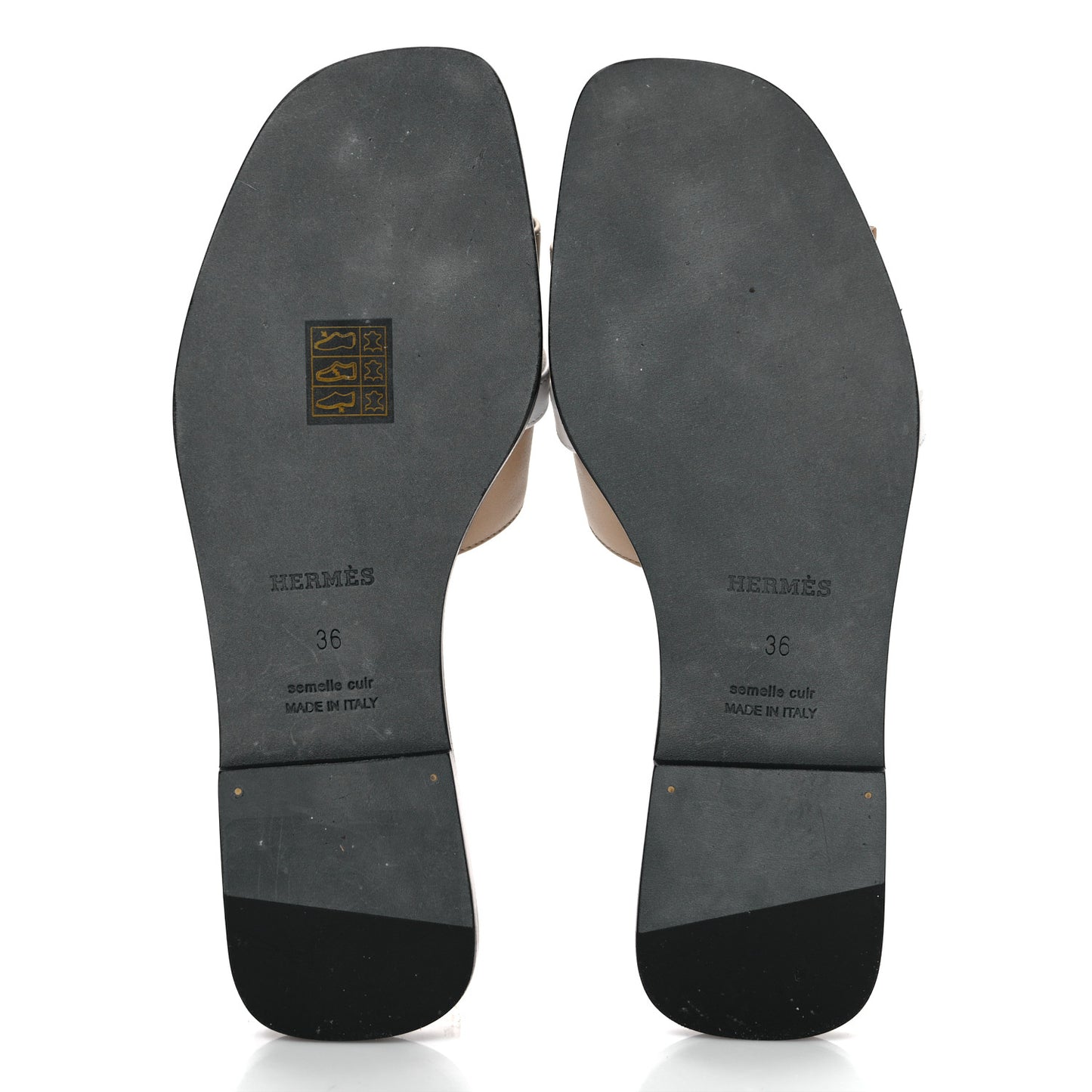 Calfskin Giulia Sandals 36 Beige Albinos White