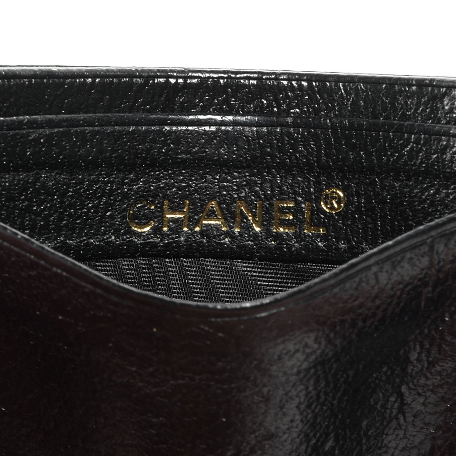 Chanel Leather CC Card Holder Case Black 7 of 8