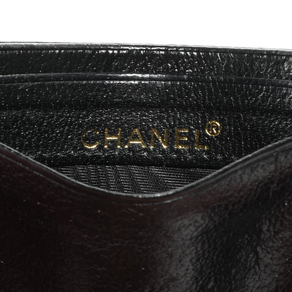 Chanel Leather CC Card Holder Case Black 7 of 8