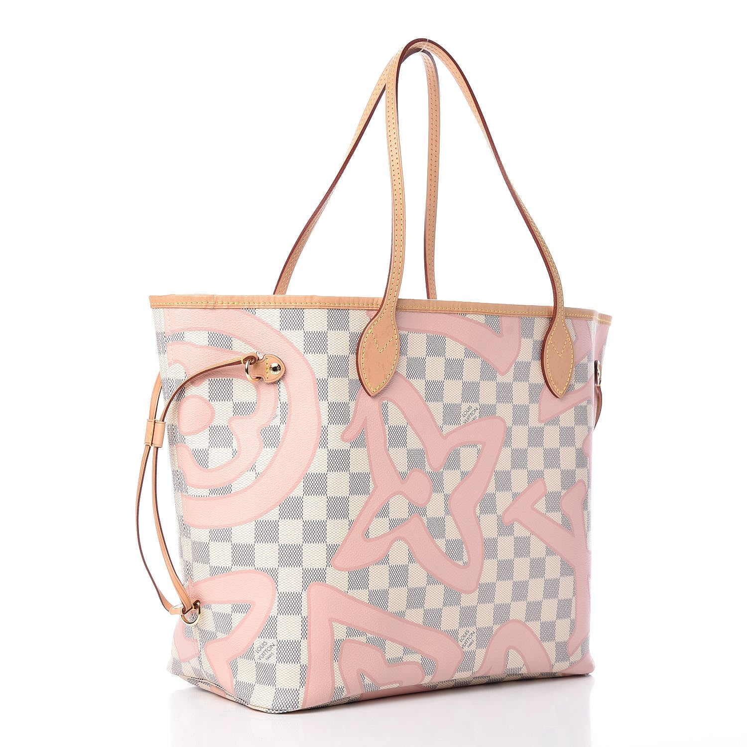 Louis Vuitton Damier Azur Tahitienne Neverfull MM 3 of 9