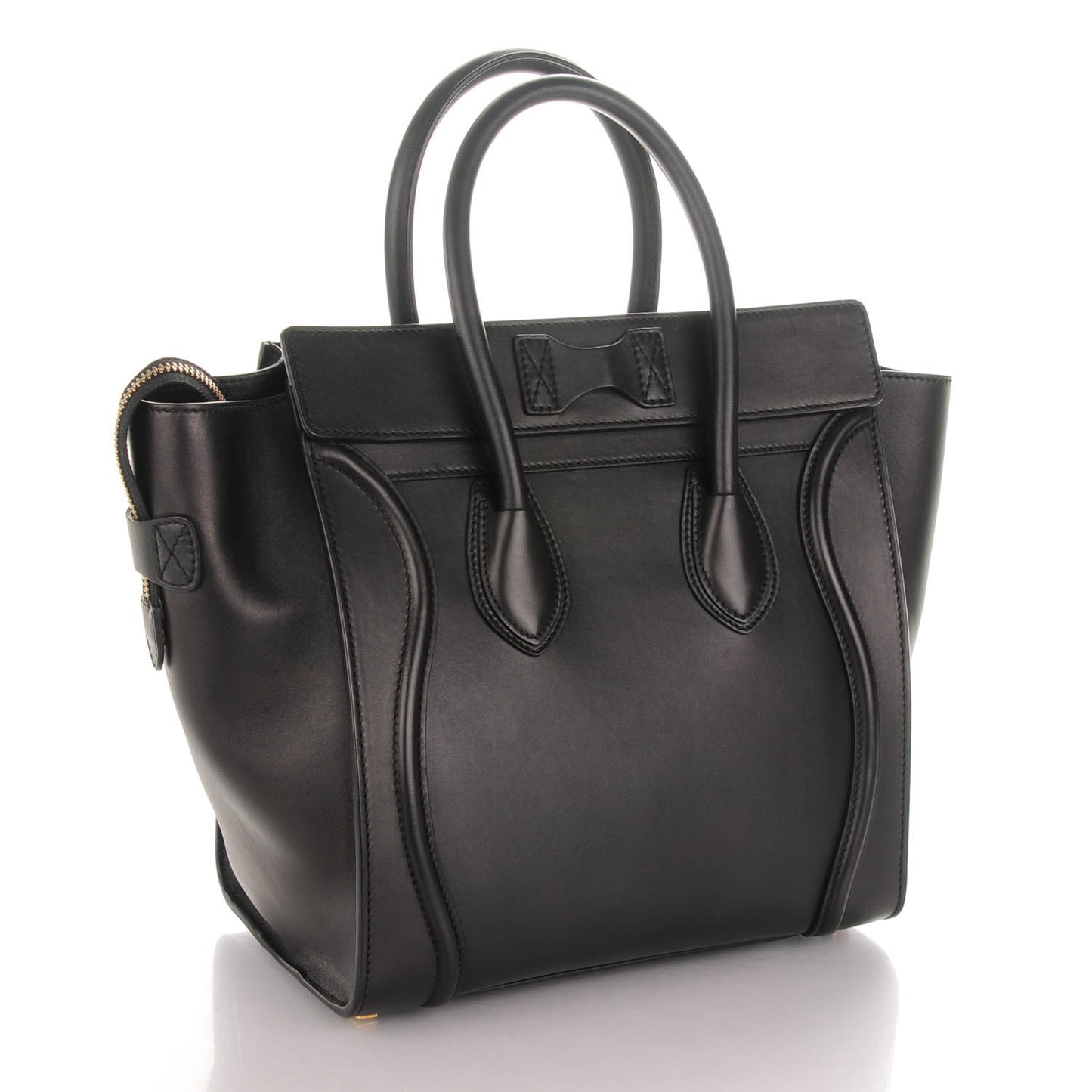 Smooth Calfskin Mini Luggage Black