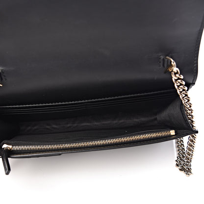 Gucci Guccissima Signature Bowy Chain Wallet Black 5 of 15
