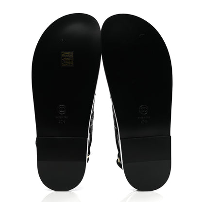 Chanel Grained Calfskin Velcro Dad Sandals 40.5 Black 5 of 9