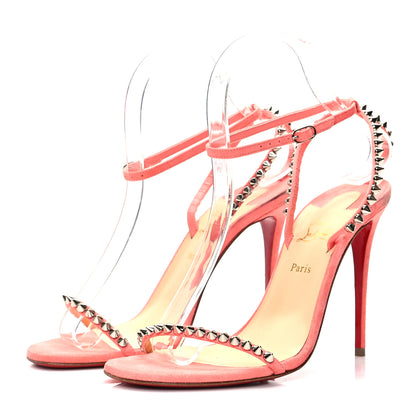 Christian Louboutin Veau Velours So Me 100 Sandals 37 Charlotte 3 of 11