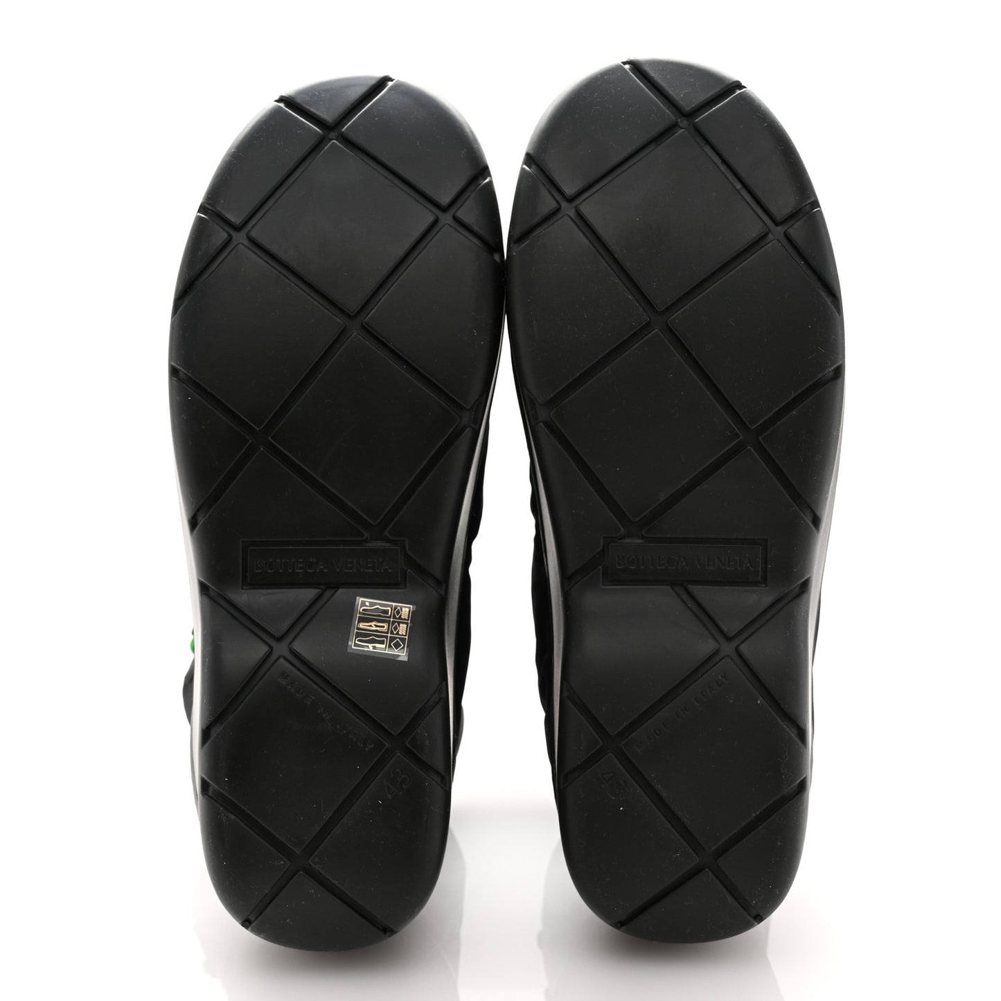 Technical Fabric Rubber Puddle Bomber Boots 43 Black Grass