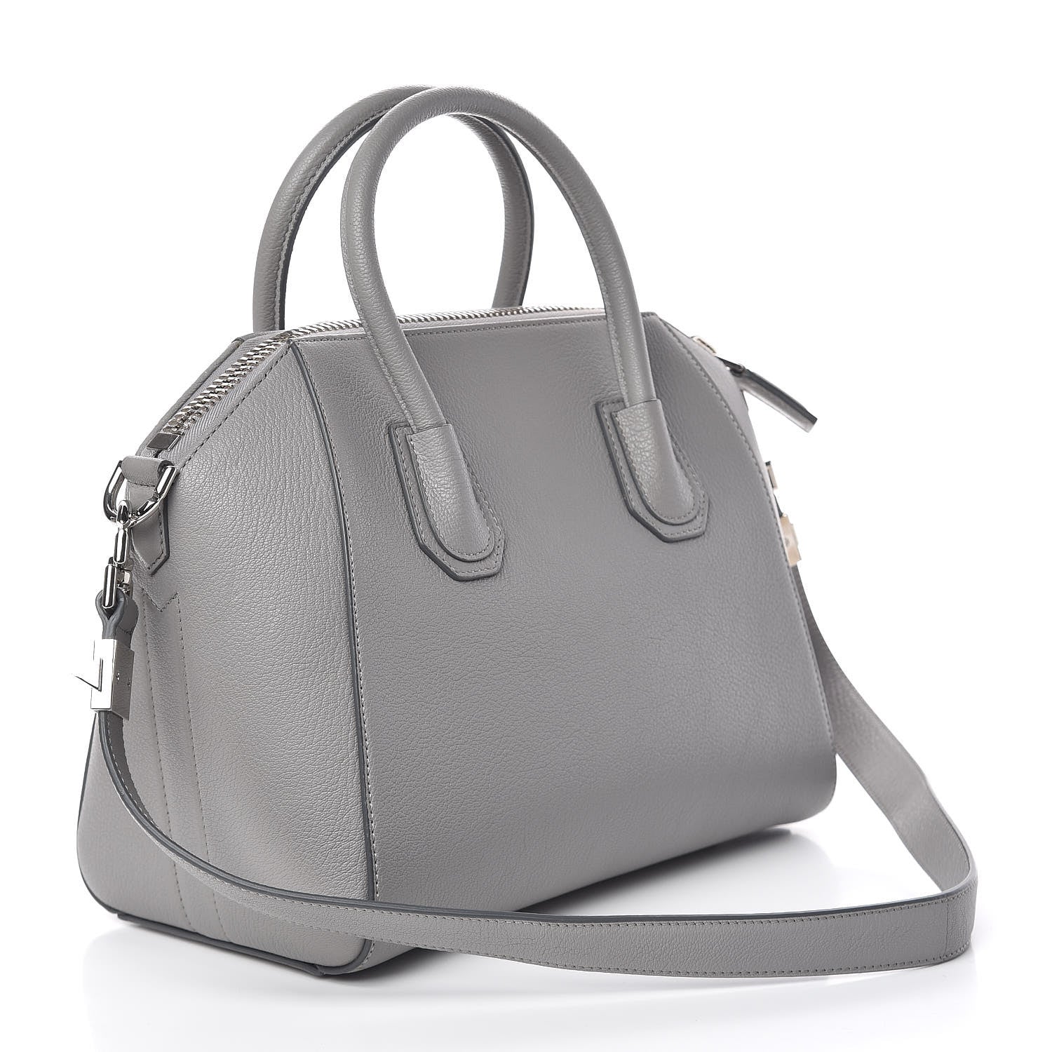 Givenchy Sugar Goatskin Small Antigona Pearl Grey 3 of 13