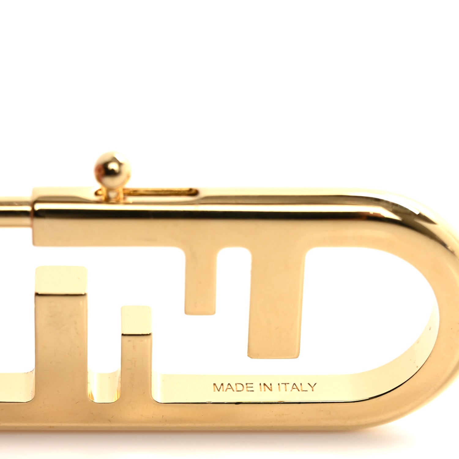 Fendi Metal O'Lock Strap You Gold 4 of 4